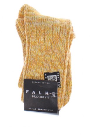 Чорапи Falke, Размер M, Цвят Жълт, Цена 28,13 лв.