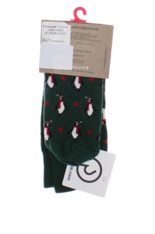 Чорапи John Frank, Размер L, Цвят Зелен, Цена 18,00 лв.