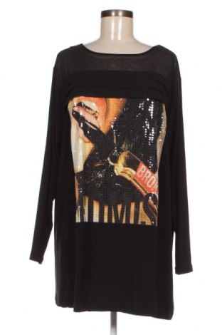 Дамска блуза, Размер 4XL, Цвят Черен, Цена 18,82 лв.