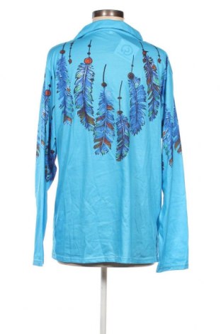 Damen Shirt, Größe 4XL, Farbe Blau, Preis 13,22 €