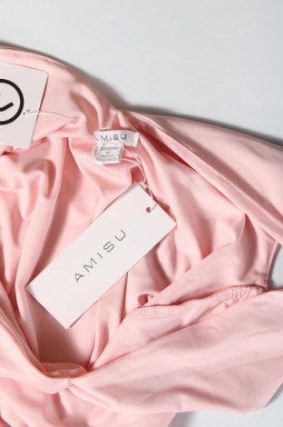 Дамска блуза - боди Amisu, Размер M, Цвят Розов, Цена 30,97 лв.