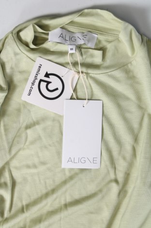 Дамска блуза Aligne, Размер XS, Цвят Зелен, Цена 48,96 лв.
