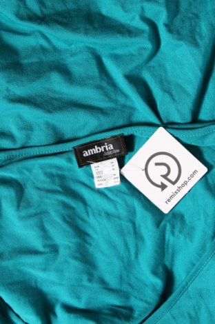 Γυναικεία μπλούζα Ambria, Μέγεθος XXL, Χρώμα Πράσινο, Τιμή 11,40 €