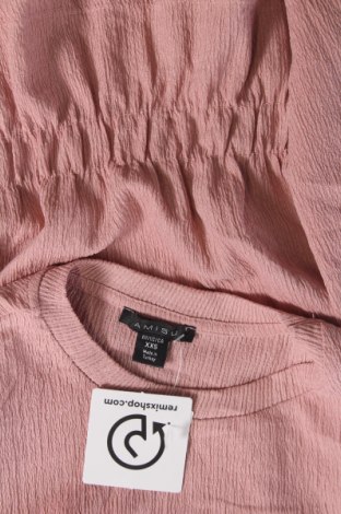 Γυναικεία μπλούζα Amisu, Μέγεθος XXS, Χρώμα Ρόζ , Τιμή 4,00 €