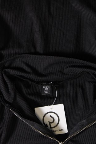 Γυναικεία μπλούζα Amisu, Μέγεθος XXS, Χρώμα Μαύρο, Τιμή 11,75 €