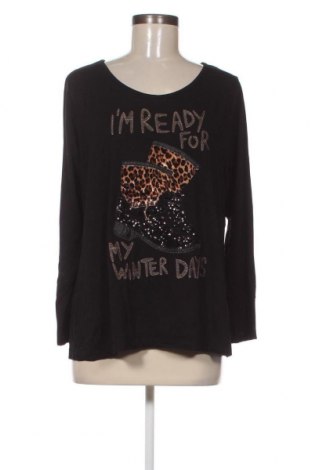Γυναικεία μπλούζα Amy Vermont, Μέγεθος XL, Χρώμα Μαύρο, Τιμή 9,69 €