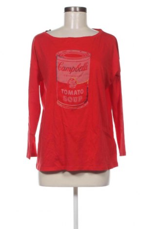 Дамска блуза Andy Warhol By Pepe Jeans, Размер M, Цвят Червен, Цена 24,60 лв.