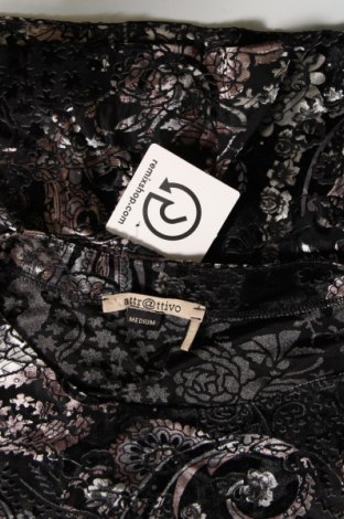Γυναικεία μπλούζα Attr@ttivo, Μέγεθος M, Χρώμα Μαύρο, Τιμή 17,94 €