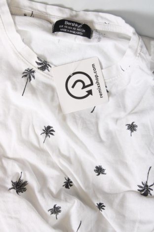 Γυναικεία μπλούζα Bershka, Μέγεθος XS, Χρώμα Λευκό, Τιμή 9,72 €