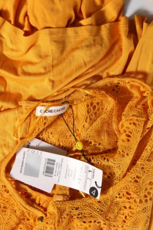 Γυναικεία μπλούζα Cache Cache, Μέγεθος L, Χρώμα Κίτρινο, Τιμή 16,04 €