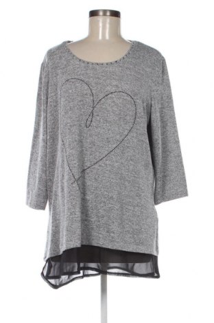 Γυναικεία μπλούζα Canda, Μέγεθος L, Χρώμα Γκρί, Τιμή 1,76 €
