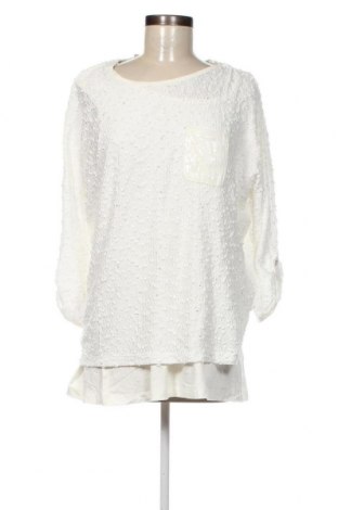 Γυναικεία μπλούζα Canda, Μέγεθος L, Χρώμα Λευκό, Τιμή 3,88 €