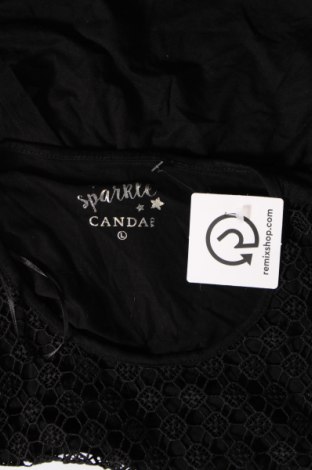 Дамска блуза Canda, Размер L, Цвят Черен, Цена 19,00 лв.