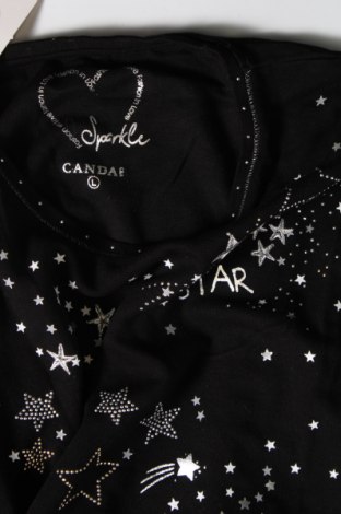 Γυναικεία μπλούζα Canda, Μέγεθος L, Χρώμα Μαύρο, Τιμή 3,29 €