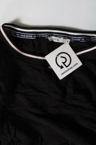 Γυναικεία μπλούζα Cecil, Μέγεθος M, Χρώμα Μαύρο, Τιμή 4,13 €