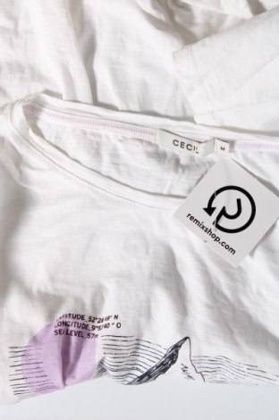 Damen Shirt Cecil, Größe M, Farbe Weiß, Preis 20,18 €