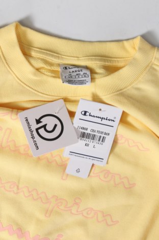 Γυναικεία μπλούζα Champion, Μέγεθος L, Χρώμα Κίτρινο, Τιμή 14,76 €