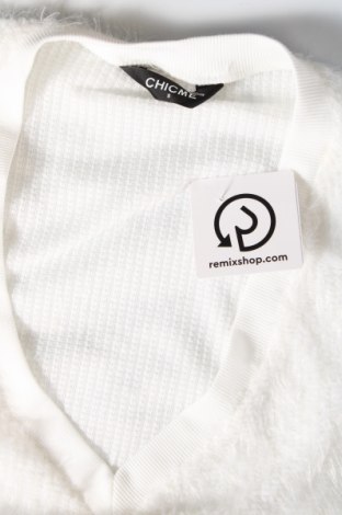 Γυναικεία μπλούζα ChicMe, Μέγεθος S, Χρώμα Λευκό, Τιμή 11,75 €