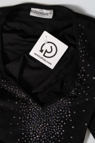 Γυναικεία μπλούζα Clockhouse, Μέγεθος XS, Χρώμα Μαύρο, Τιμή 4,00 €