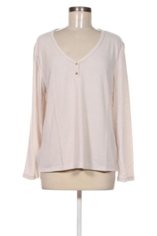 Дамска блуза Cortefiel, Размер XL, Цвят Бежов, Цена 12,96 лв.