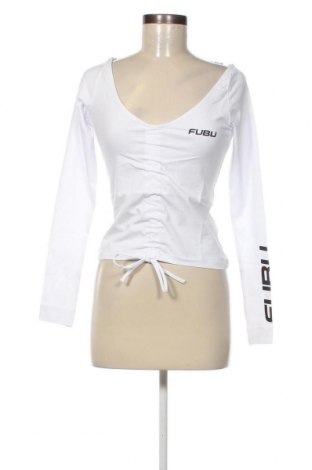 Γυναικεία μπλούζα FUBU, Μέγεθος S, Χρώμα Λευκό, Τιμή 9,28 €