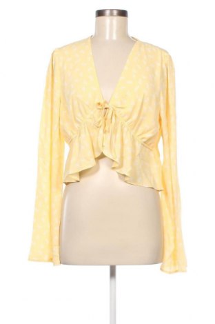Дамска блуза Fashion Union, Размер XL, Цвят Жълт, Цена 11,52 лв.