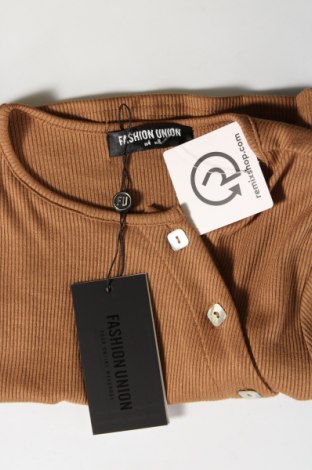Bluză de femei Fashion Union, Mărime S, Culoare Maro, Preț 35,53 Lei