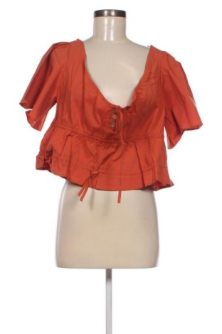 Дамска блуза Fashion Union, Размер XL, Цвят Оранжев, Цена 25,20 лв.