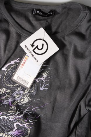 Γυναικεία μπλούζα Fb Sister, Μέγεθος S, Χρώμα Γκρί, Τιμή 15,84 €