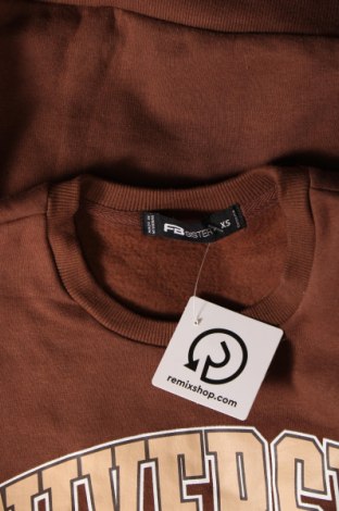 Γυναικεία μπλούζα Fb Sister, Μέγεθος XS, Χρώμα Καφέ, Τιμή 1,76 €