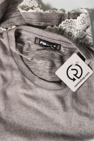 Γυναικεία μπλούζα Fb Sister, Μέγεθος M, Χρώμα Γκρί, Τιμή 4,96 €