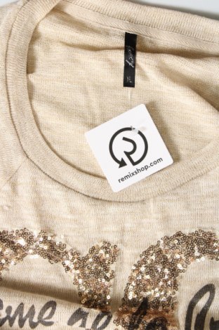 Γυναικεία μπλούζα Forever, Μέγεθος XL, Χρώμα  Μπέζ, Τιμή 2,59 €