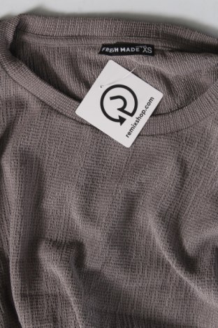 Γυναικεία μπλούζα Fresh Made, Μέγεθος XS, Χρώμα Γκρί, Τιμή 4,13 €