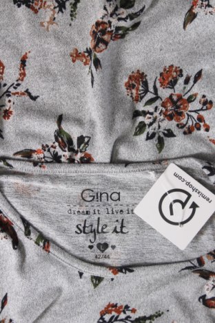 Γυναικεία μπλούζα Gina, Μέγεθος L, Χρώμα Γκρί, Τιμή 2,82 €
