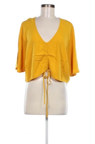 Дамска блуза Gina Tricot, Размер L, Цвят Жълт, Цена 11,60 лв.