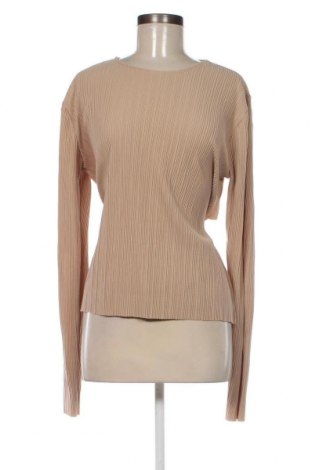 Γυναικεία μπλούζα Gina Tricot, Μέγεθος XL, Χρώμα  Μπέζ, Τιμή 11,13 €
