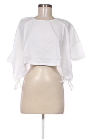 Γυναικεία μπλούζα Gina Tricot, Μέγεθος L, Χρώμα Λευκό, Τιμή 9,28 €