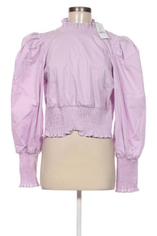 Γυναικεία μπλούζα Gina Tricot, Μέγεθος L, Χρώμα Βιολετί, Τιμή 9,28 €