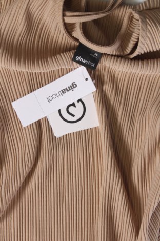 Γυναικεία μπλούζα Gina Tricot, Μέγεθος XS, Χρώμα  Μπέζ, Τιμή 11,13 €
