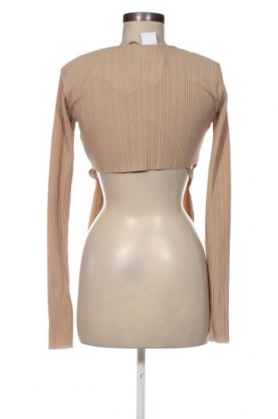 Дамска блуза Gina Tricot, Размер XS, Цвят Бежов, Цена 21,60 лв.