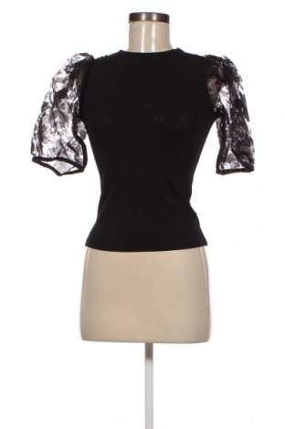 Γυναικεία μπλούζα Gina Tricot, Μέγεθος XS, Χρώμα Μαύρο, Τιμή 7,22 €