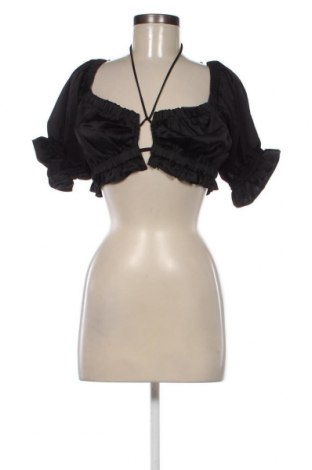 Γυναικεία μπλούζα Gina Tricot, Μέγεθος L, Χρώμα Μαύρο, Τιμή 3,09 €