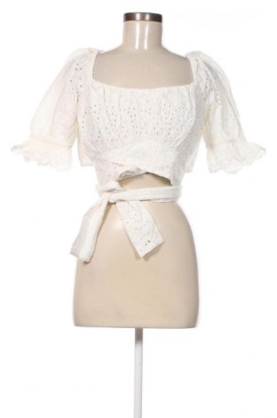 Дамска блуза Gina Tricot, Размер XL, Цвят Бял, Цена 12,00 лв.