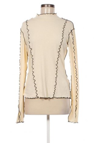 Дамска блуза Gina Tricot, Размер L, Цвят Екрю, Цена 9,00 лв.