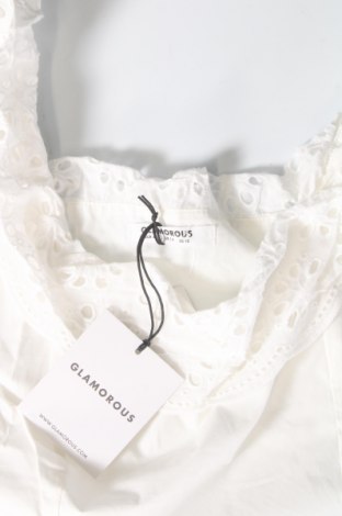 Γυναικεία μπλούζα Glamorous, Μέγεθος L, Χρώμα Λευκό, Τιμή 6,68 €