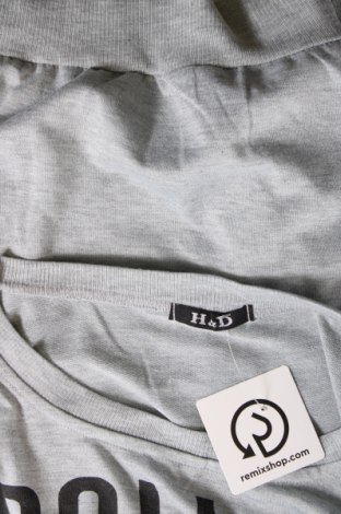 Γυναικεία μπλούζα H&D, Μέγεθος XXS, Χρώμα Γκρί, Τιμή 3,88 €