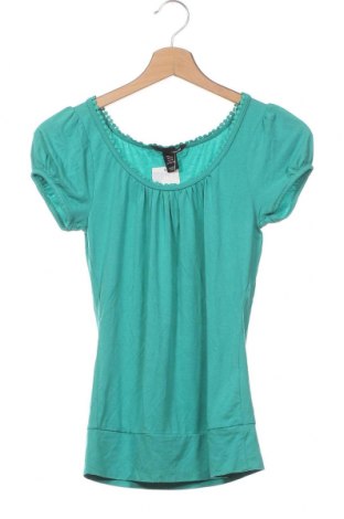 Дамска блуза H&M, Размер XS, Цвят Зелен, Цена 7,19 лв.