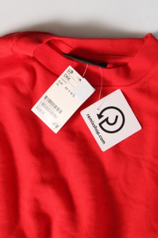 Дамска блуза H&M, Размер L, Цвят Червен, Цена 9,30 лв.