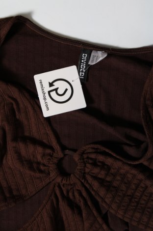 Дамска блуза H&M Divided, Размер S, Цвят Кафяв, Цена 9,03 лв.