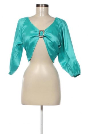 Дамска блуза HOSBJERG, Размер M, Цвят Зелен, Цена 84,66 лв.